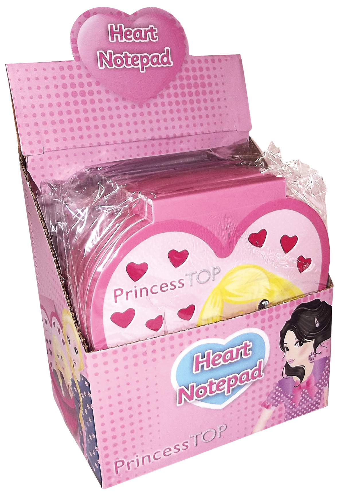 Princess Top-Heart Notepad